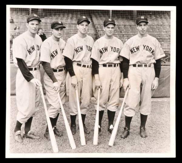 1938 Yankee Outfielders